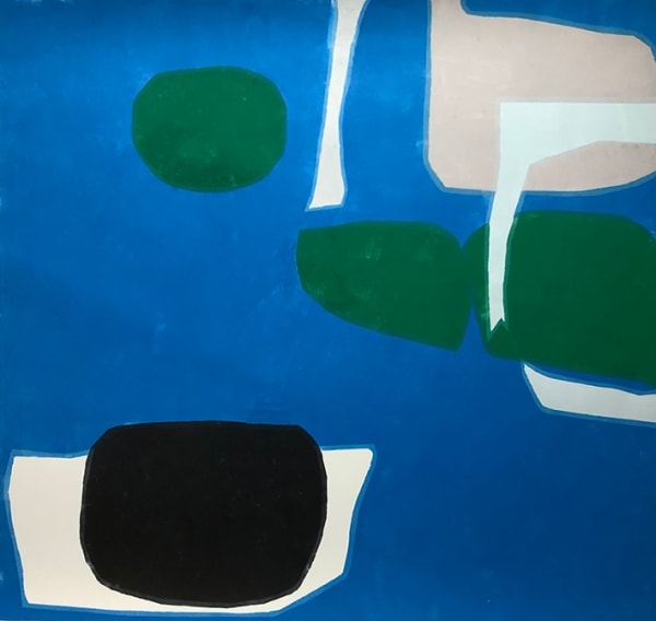 Hetty Haxworth Ice formations II, 2021 Monoprint Framed: 104 x 110 cm