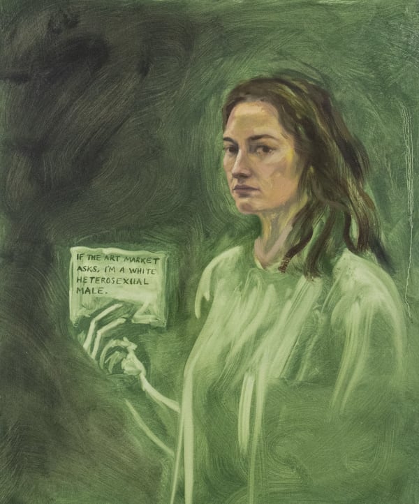 Kirstin Mackinnon If the Art Market Asks, 2024 Oil on board 50 x 60 cm