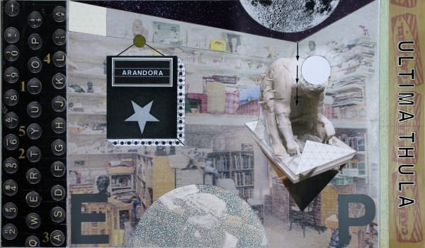 Michael Agnew RSA Paolozzi Rosebud Digital collage 16 x 27 cm