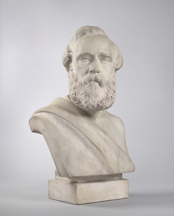 William Brodie RSA Robert Herdman RSA, 1879 Marble bust 68.6 x 42.5 x 27 cm