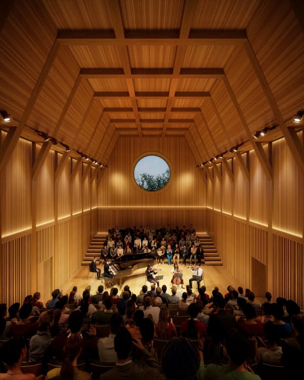 Richard Murphy RSA, A proposal for a new home for St Marys Music School, Edinburgh Park, 2025