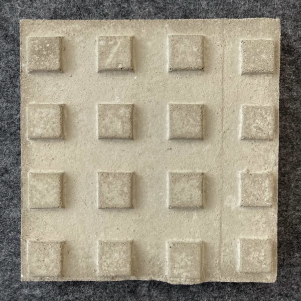 Rachel McClure Squares, 2019 Concrete 20 x 20 x 3 cm