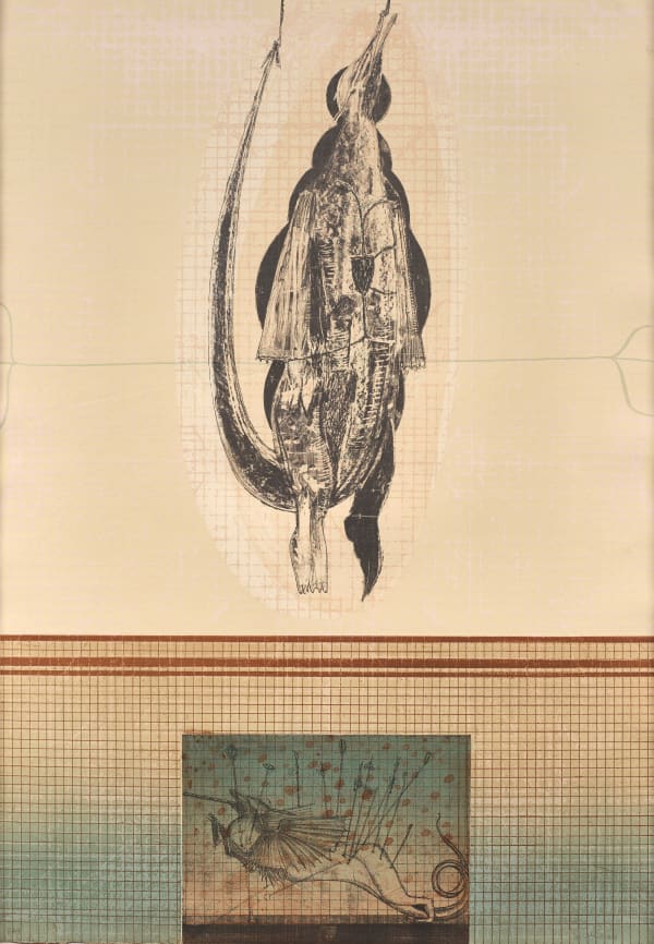 Ian Howard RSA Drago Morto, 1997 Lithograph, etching and screenprint on paper 107 x 76 cm