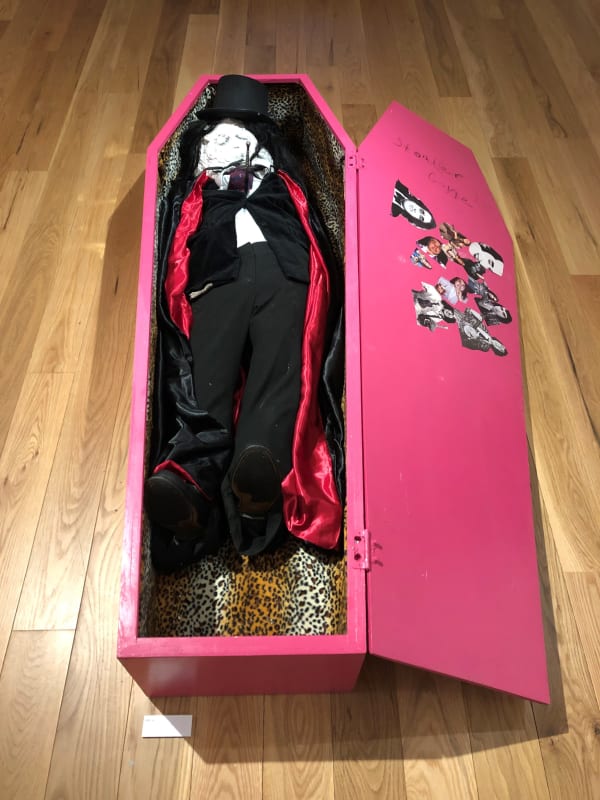 Holly Tafe Till the Following Night, 2024 Wood, fabric, plaster, paper mache 66 x 193 cm