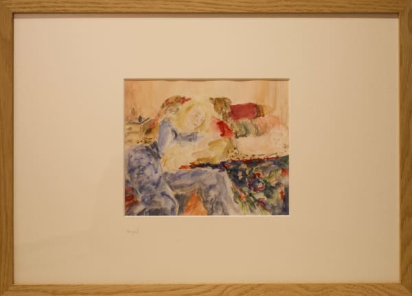 Rania Javid Unveiled Reverie, 2025 Acrylic and watercolour on hot press paper 29.7 x 42 cm