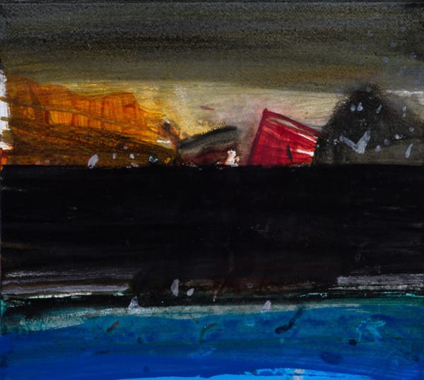 Barbara Rae RSA, Distant Sanctuary, 2016