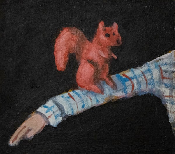 John Brown A Part of the Observable Universe 8 Acrylic on cotton on wood fragment Dimensions variable - approximate size 10 x 10 cm