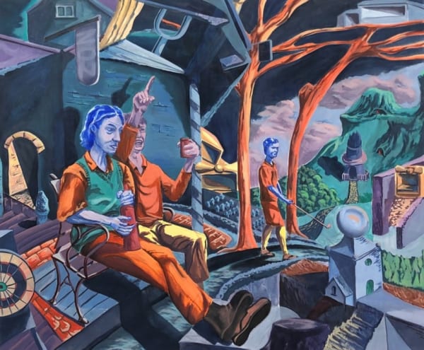 Will Dutton Noz, 2023-4 Oil on canvas 150 x 180 cm