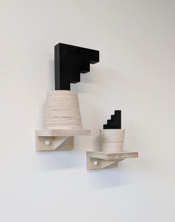 Simon Raines - Sketch for The Vertical No 44. (The Temple Steps.), 2024