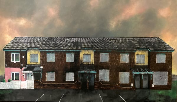 Peter James Houghton Holcombe, 2025 Acrylic on board Unframed: 28 x 48 x 1 cm Framed: 30 x 50 x 3 cm