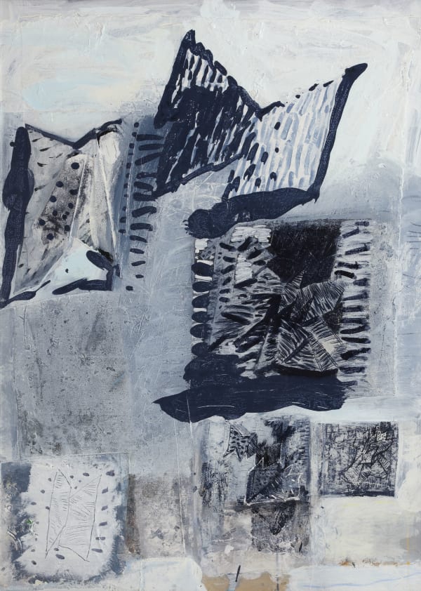 Alexander Fraser RSA Rough Studies for Valley Ranger, 1985 Acrylic (spectracryl), acrylic medium, paper and canvas on plywood 129.3 x 92.1 cm