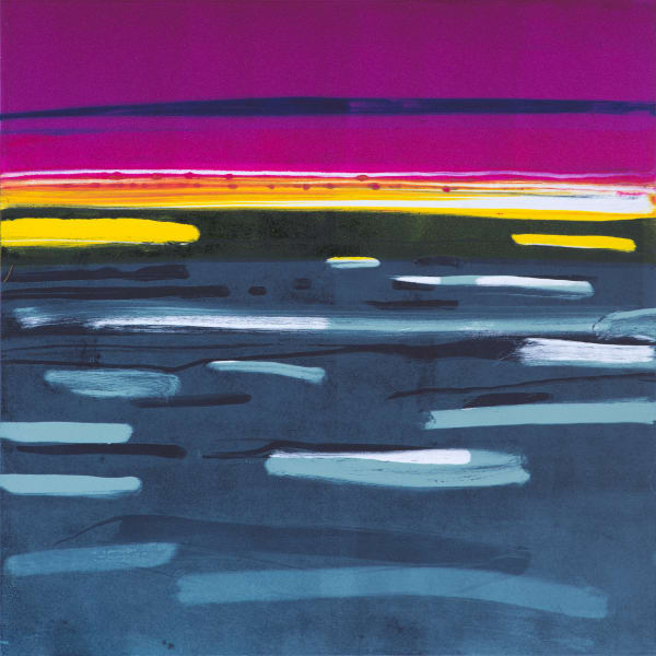 Barbara Rae RSA, Peel Sound – Sunset, 2017