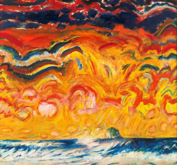 John Houston RSA Summer Evening, North Berwick, 1997-98 Oil on canvas 142 x 152.5 cm