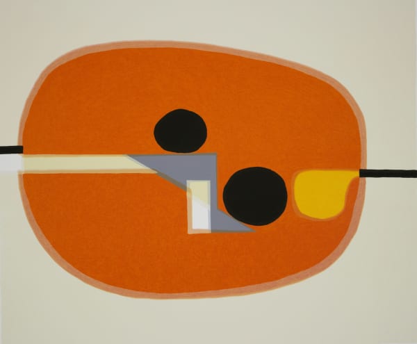 Hetty Haxworth A sudden wash of sun, 2022 Screenprint Framed: 64 x 72 cm Edition of 24