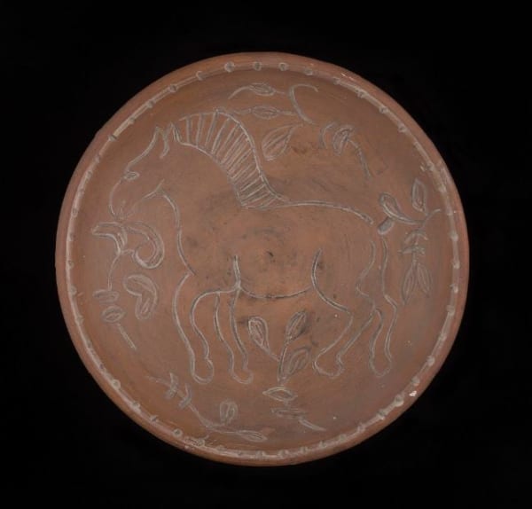 Emma Gillies Bowl Hand thrown unglazed earthenware