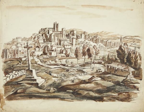 William Wilson RSA Avila, 1932 Ink and wash 31.5 x 46 cm