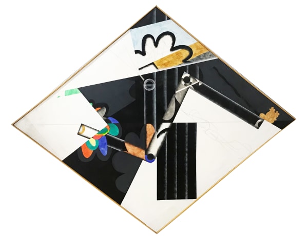 Ian McCulloch RSA Counterpoint: Flower and Machine, 1970 PVA on canvas 89 x 89 cm