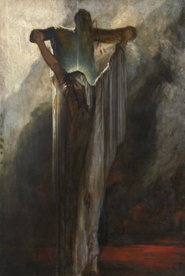 Robert Scott Lauder RSA The Crucifixion (study for a larger oil), c. 1852-53 Oil on canvas 123.2 x 83.1 cm (support)