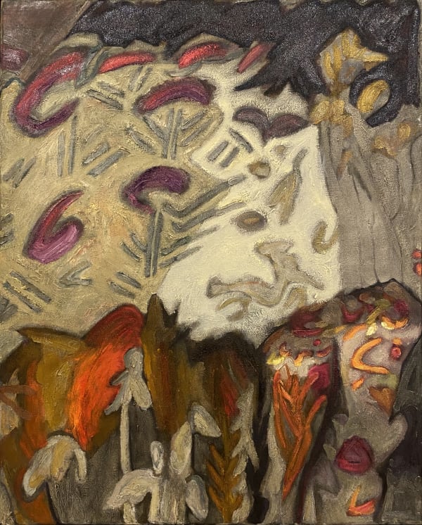 Kirkland Main RSA Temenos, Kellie, c. 1993 Oil on canvas 95 x 60 cm