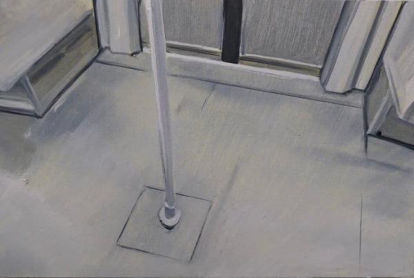 Felix Bode U6 Floor Oil on MDF 20 x 30 cm