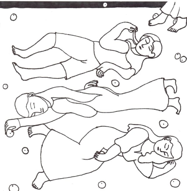 Women Sleeping with Oranges