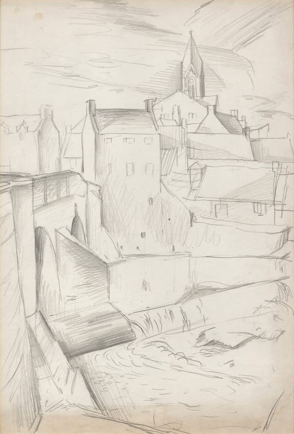 William Gillies RSA East Linton, c. 1920-73 pencil on paper 37.2 x 25.2cm
