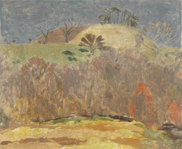 William Gillies RSA Landscape With Scrub Trees, 1968, around oil on canvas 63.6 x 76.0cm (support)