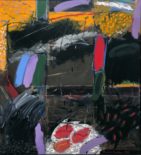 Dennis Buchan RSA Seagate, 1985 PVA on canvas 122 x 112 cm