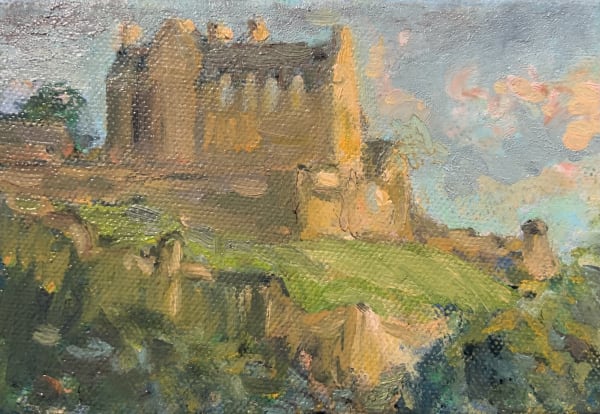 Henry Kondracki RSA Summer Castle, 2025 Oil on canvas 10 x 15 cm