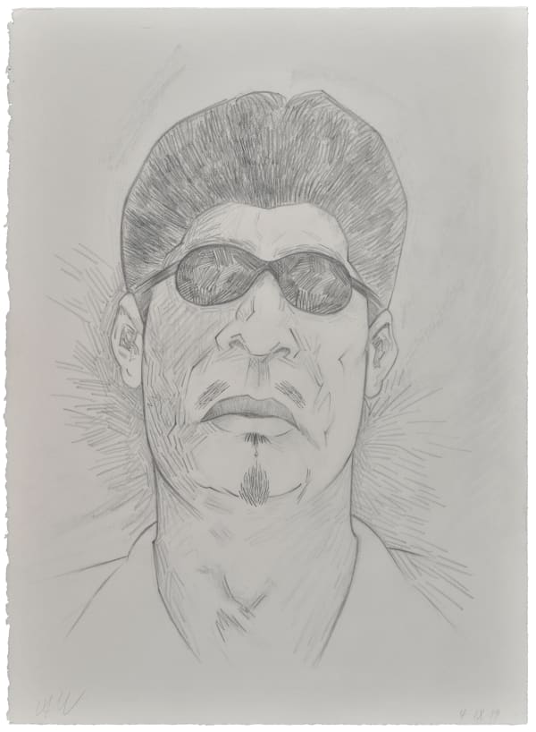 César A. Martínez Poncho, 2019 Graphite on Stonehenge paper 15 x 11" 38.1 x 27.9 cm