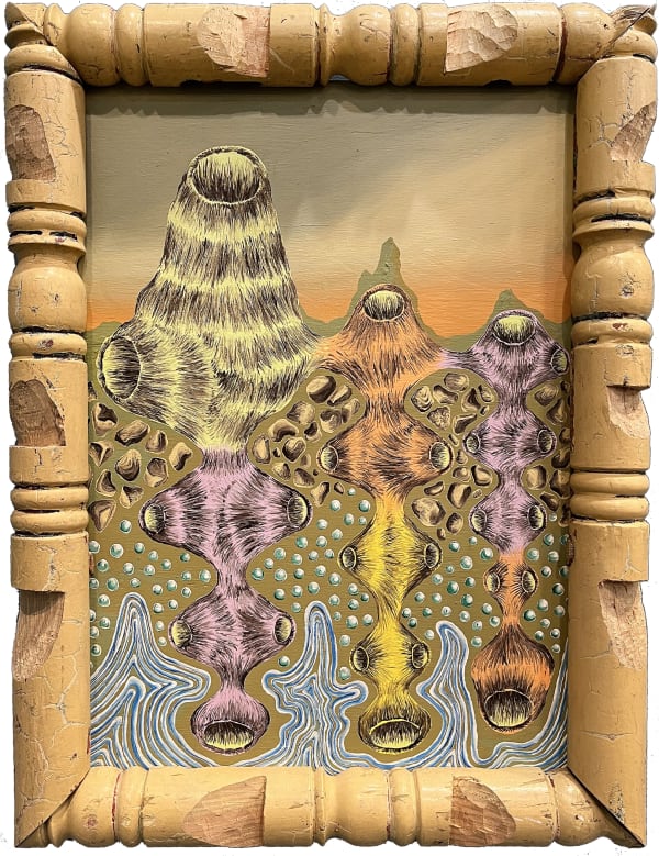 Interconnected volcanoes