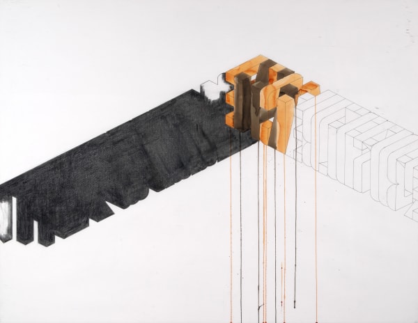 Jesse Amado Machine, 2003 Ink, graphite on paper 40 x 51 in 101.6 x 129.5 cm