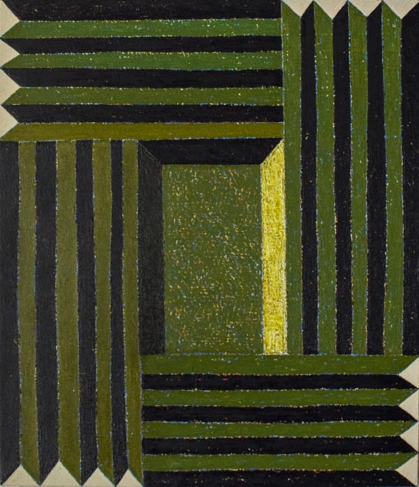 Matt Kleberg Grass Track (Counter Clockwise), 2024 Oil stick on canvas 28 x 24 in 71.1 x 61 cm