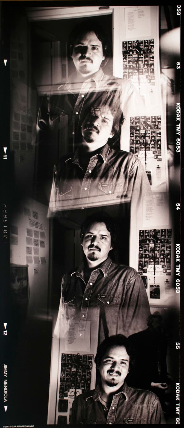 Celia Álvarez Muñoz Jimmy Mendiola, Semejantes Personajes/Significant Personages Series, 2002 Digital Holgas 40 x 14 in 101.6 x 35.6 cm 1/5