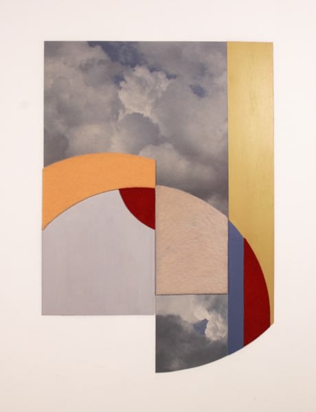 Constance Lowe Garden City #5, 2014 Mixed media on drafting film 22.3 x 19.6" 56.5 x 49.8 cm