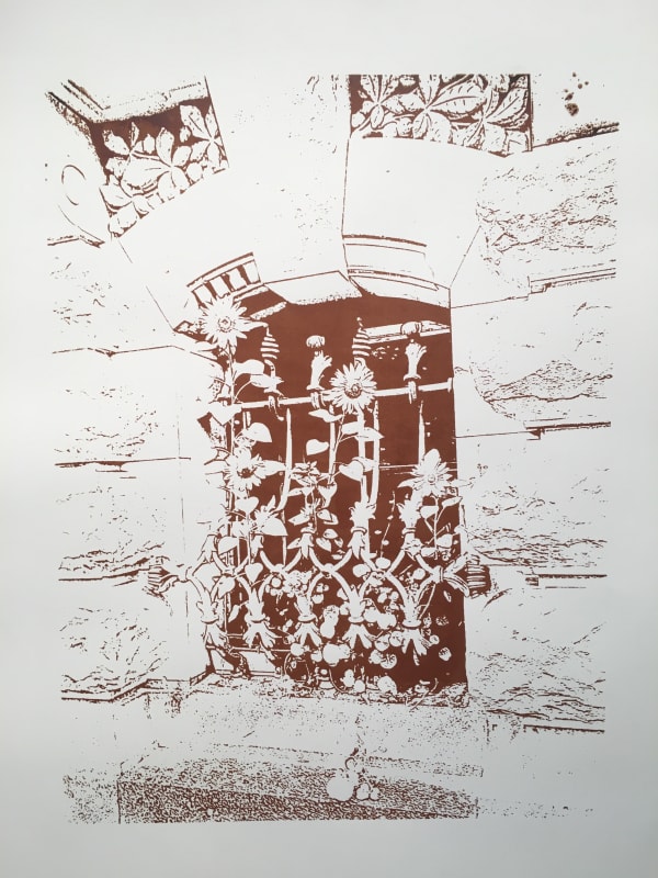 Ethel Shipton Window (Listening to Berlin Series), 2019 Screenprint 30 x 22.5" 76.2 x 57.1 cm 2 / 10