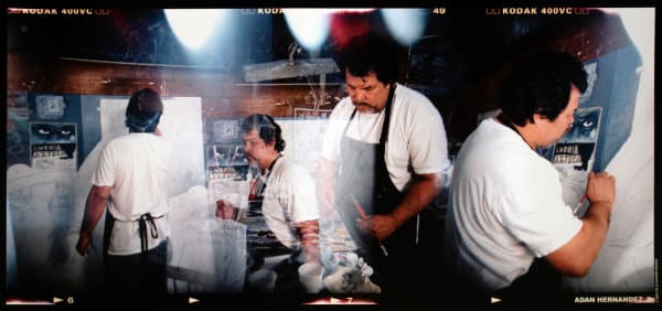 Celia Álvarez Muñoz Adan Hernandez, Semejantes Personajes/Significant Personages Series, 2002 Digital Holgas 14 x 30 in 35.6 x 76.2 cm 1/5