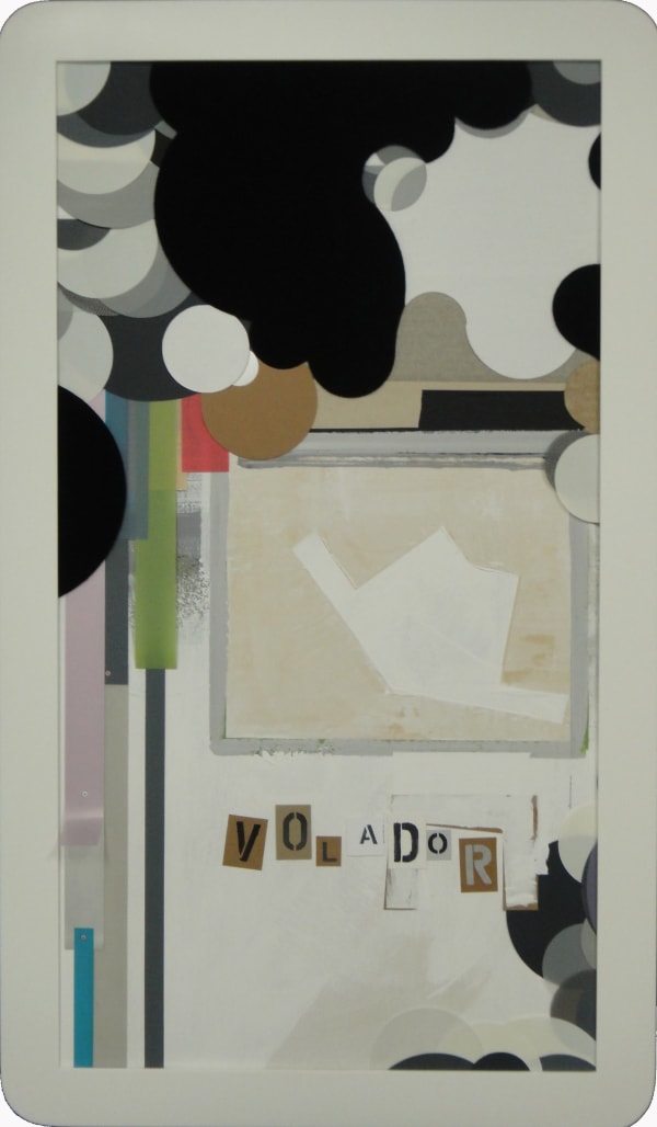 Andrés Ferrandis Pinturas de Verano #1, 2011 Mixed media on wood 58 x 32" 147.3 x 81.3 cm