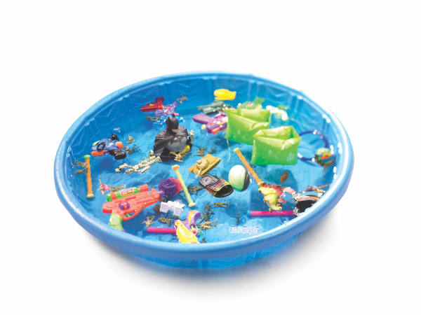 Wading Pool Series: Blue, 2005