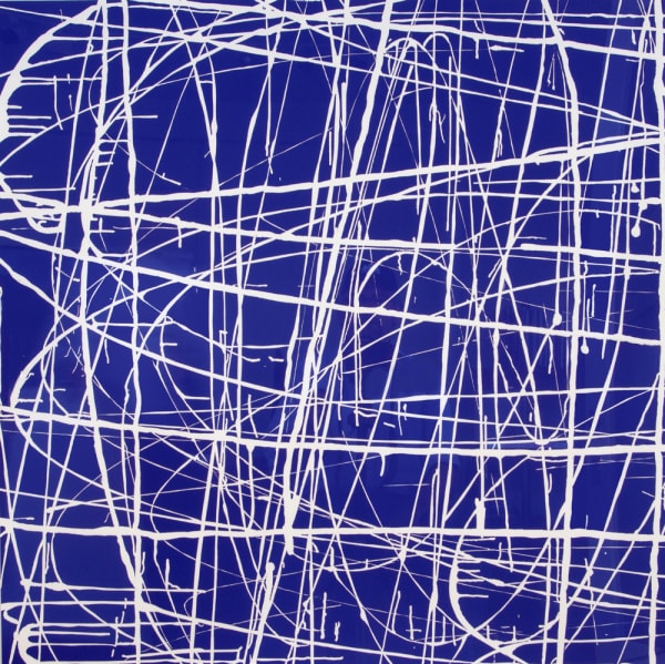 Nate Cassie Flora IV: Plumbago, 2013 Woodblock print, edition of 10 33 x 33" 83.8 x 83.8 cm 2 / 10
