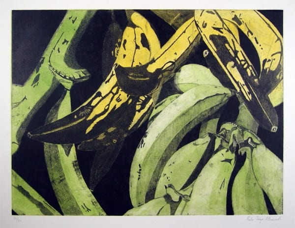 Pedro Diego Alvarado-Rivera Platanos Machos, undated Etching 54 / 70 23.12 x 29.12 in