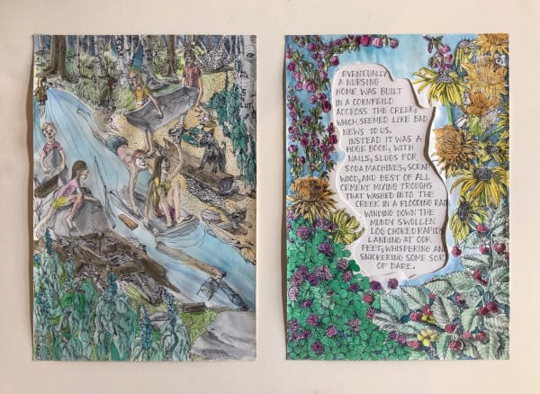 Tree Book: Nursing Home Diptych