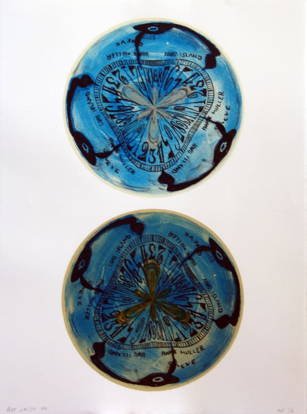 Ray Smith Lilly, 2006 Lithography and Chine-collé on paper 30 x 22.5" 76.2 x 57.1 cm