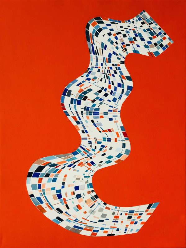 Cecilia Biagini A Process of Development, 2018 Acrylic on canvas 49 x 38" 124.5 x 96.5 cm