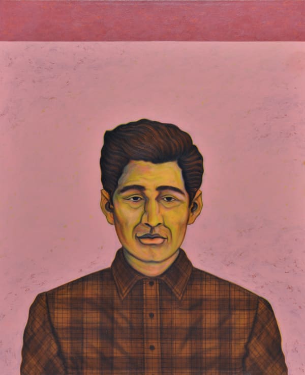 César A. Martínez Red Macias, 2016 Acrylic on canvas 54 x 44" 137.2 x 111.8 cm