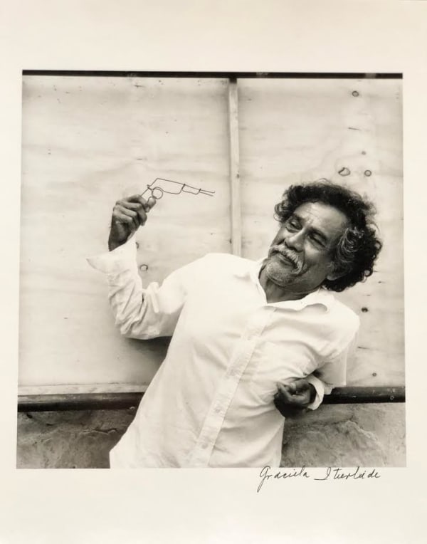 Francisco Toledo with Outlined Gun