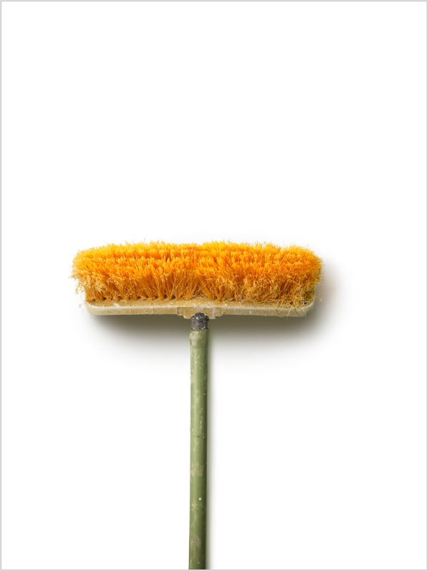 Brooms: Orange Pushbroom, 2007