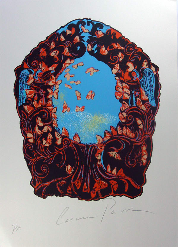 Carmen Parra Arbol de la Vida, Undated Serigraph PA 22 x 15.6" 55.9 x 39.6 cm