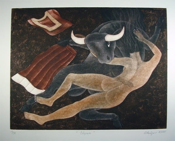 Juan Alcazar Eclipse, 2001 Etching 12 x 16 in 30.5 x 40.6 cm 18 / 50