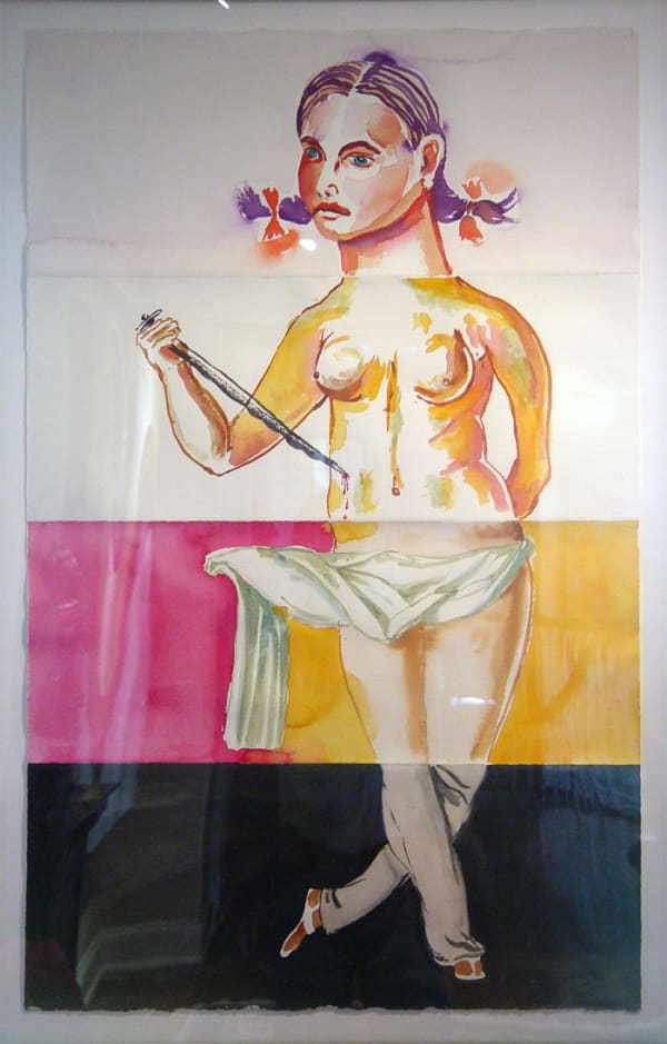 Ray Smith Cadavre Exquis, 1998 Watercolor on paper 40.5 x 25.5"